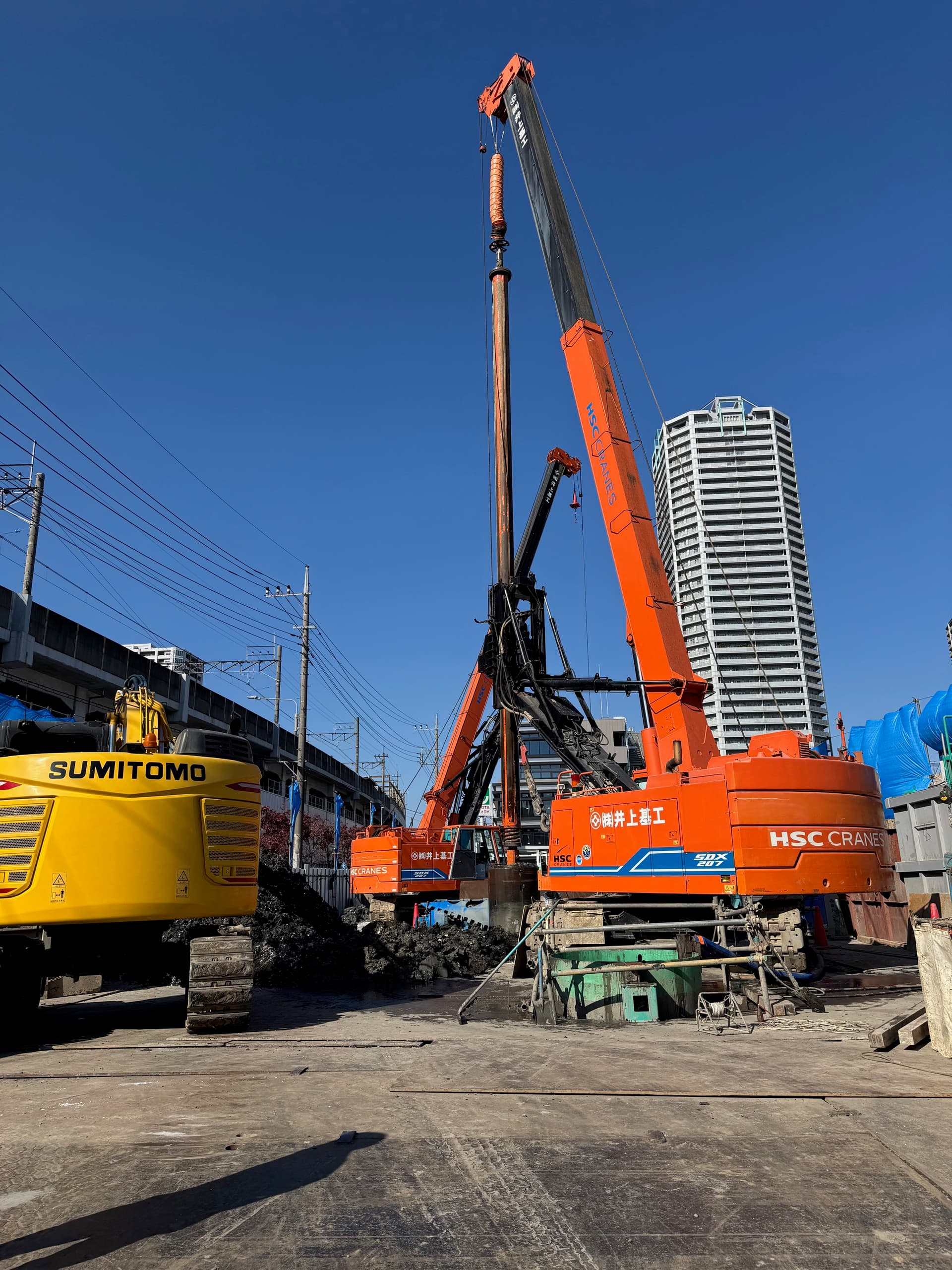 【基礎施工士×月50万〜】杭打ち施工管理|請負・正社員どちらもOK・一都三県